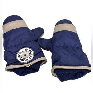 Vintage Dallas Cowboys NFL Football kid’s Mittens Gloves size small